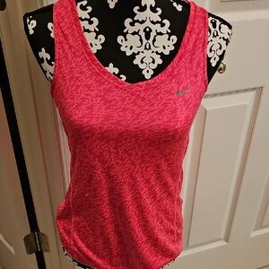 Nike Pink Fitted Tank Top